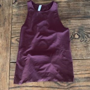 Maroon lululemon tank top